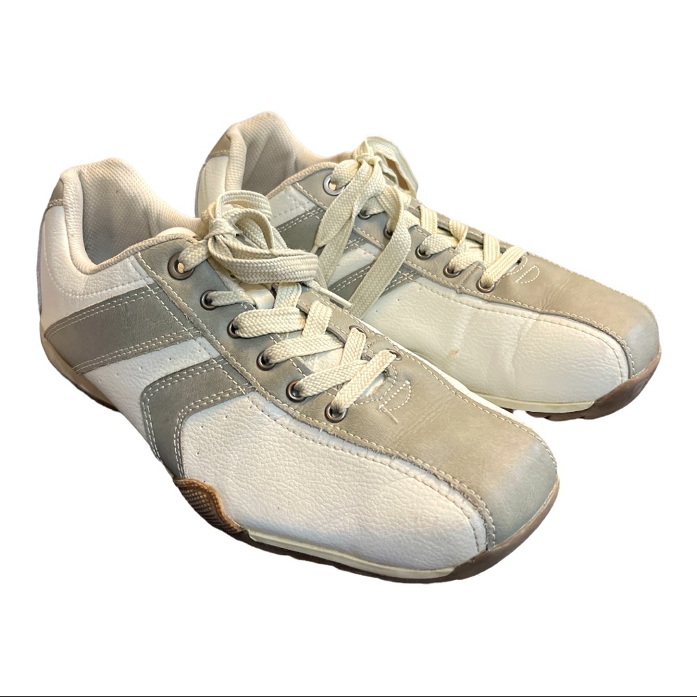 Perry Ellis America Men Casual Leather Shoes Lace Up Low Top